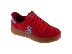 Tenisky skechers slip-ins suede snoop cupsole 186100-rdbl červené, velikost 36