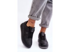 Dámské sportovní boty sneakersy big star mm274353 Černé