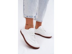 Kožené dámské tenisky barefoot zazoo n1243 Bílé