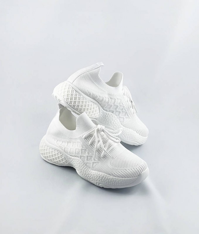 Bílé dámské sportovní boty (JY21-3) - Dámské boty tenisky