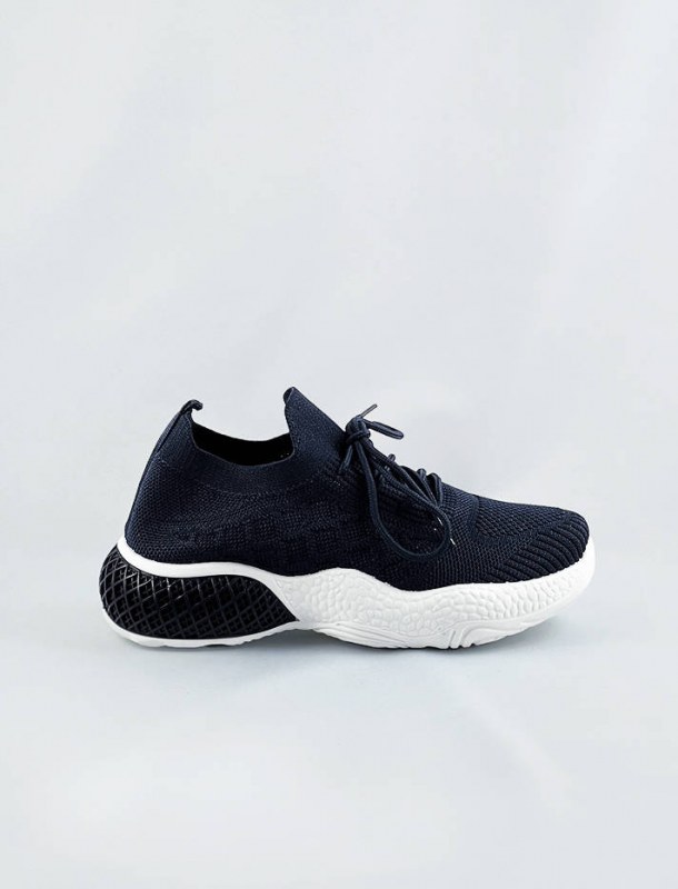 Tmavě modré dámské sportovní boty (JY21-3) - Dámské boty tenisky