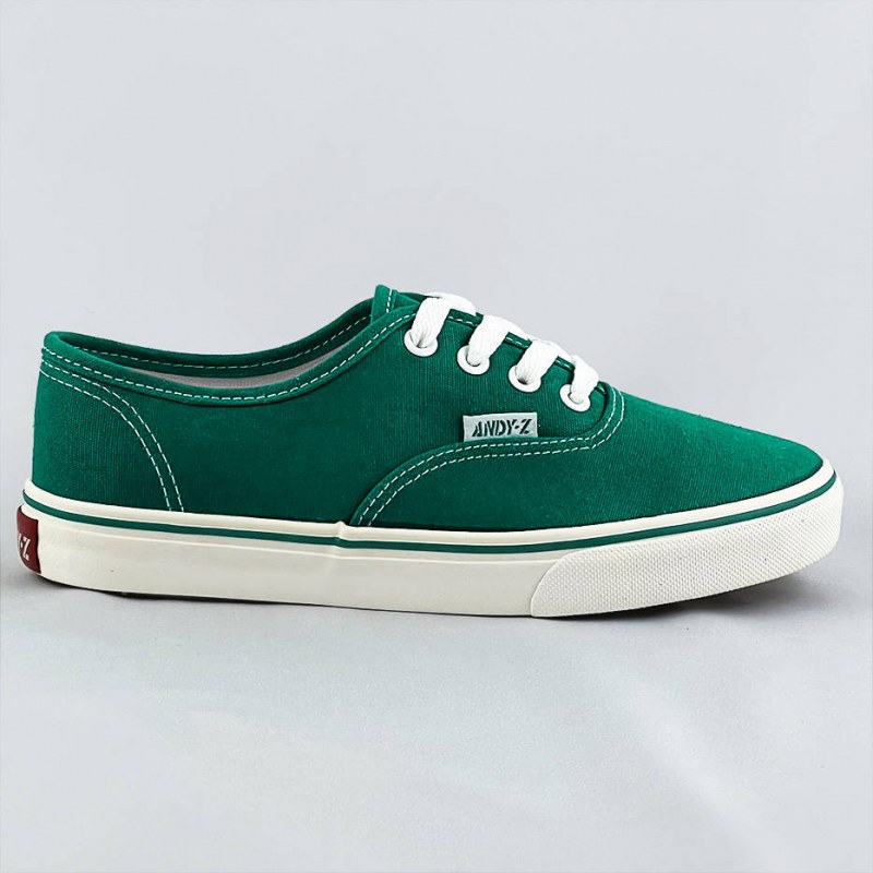 Zelené dámské šněrovací tenisky (A8865) - Dámské boty tenisky