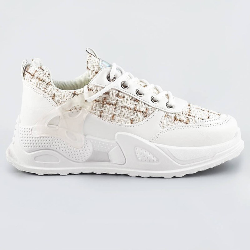Bílé dámské sportovní boty (7003) - Dámské boty tenisky