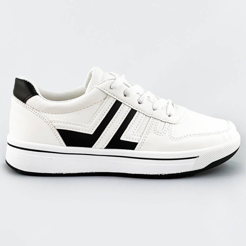 Bílo-černé dámské sportovní boty (AD-587) - Dámské boty tenisky