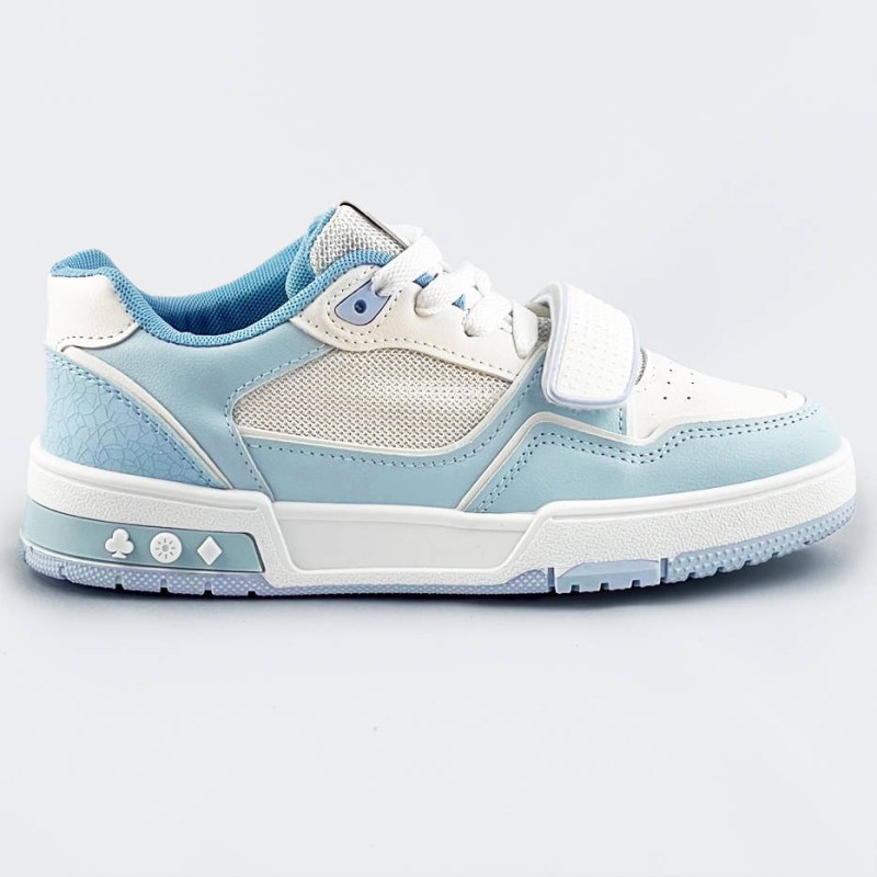 Světle modro-bílé dámské dvoubaravné tenisky "adidasky" (AD-585) - Dámské boty tenisky
