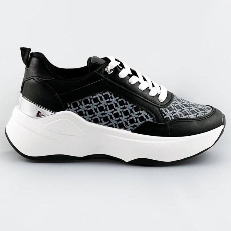 Černé dámské sportovní boty (SG-137) - Dámské boty tenisky