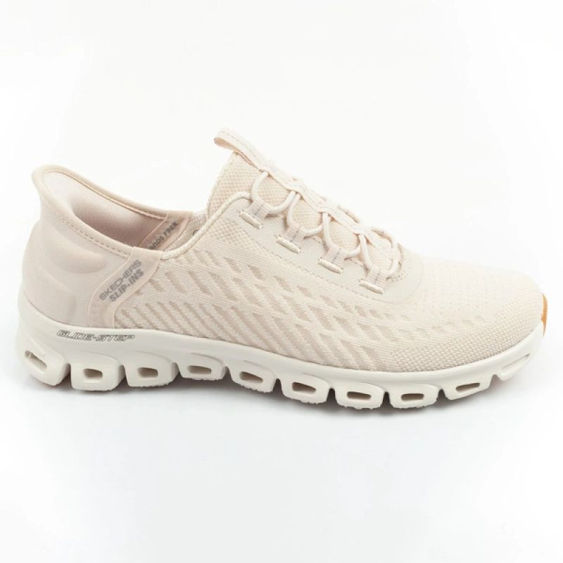 Skechers glide-step tenisky comfort ecru slip-ins dámské
