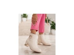 Dámské boty na podpatku na zip model 231677 Solea