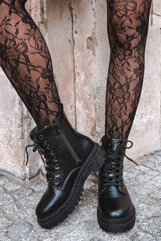 Šněrovací kotníkové boty model 231778 step in style