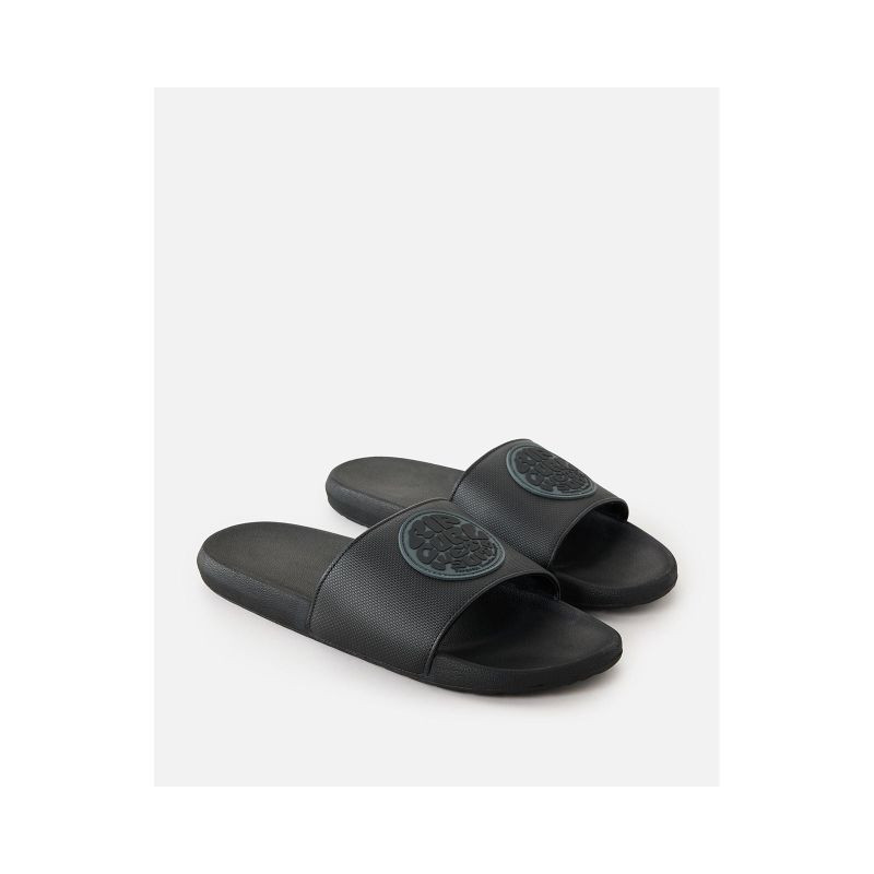 Plážové žabky rip curl icons bloom slide, černé - Dámské boty žabky