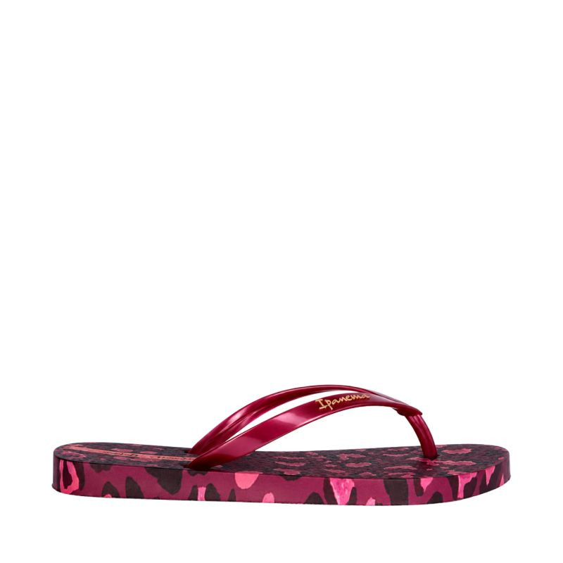 Dámské žabky ipanema animal print, růžové, 83846-BP657 - Dámské boty žabky