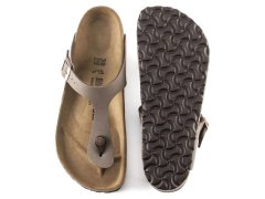 Dámské nazouváky/ žabky gizeh bs 0043753 hnědo béžová - Birkenstock 2
