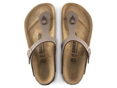 Dámské nazouváky/ žabky gizeh bs 0043753 hnědo béžová - Birkenstock 4