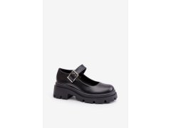 Dámské polobotky 1813 model 201029 černá - ideal shoes 1