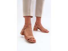 Sandály lt33 karamelové - step in style 1