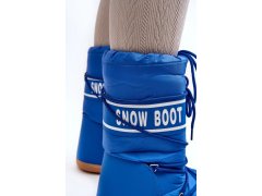 Dámské vysoké boty do sněhu modré - Venila 1