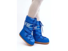 Dámské vysoké boty do sněhu modré - Venila 3