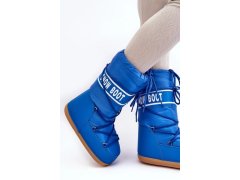 Dámské vysoké boty do sněhu modré - Venila 5