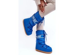 Dámské vysoké boty do sněhu modré - Venila 6