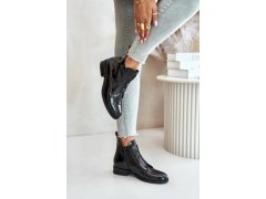 Dámské kotníkové boty hy42-717 černá - S.Barski 1