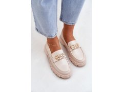 Dámské mokasíny cm09p/ 206807 světle béžová - Seastar 1