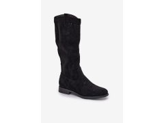 Dámské kozačky hy51-860/ 208810 černá - S.Barski 2