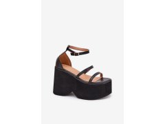 Bota na klínech 2806 černá - step in style 1