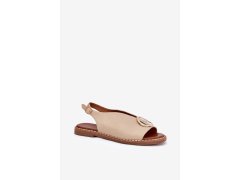 Sandály a8229 béžové - step in style 4