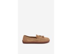 Dámské mokasíny barefoot 322 béžová - Zazoo 3