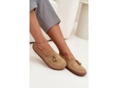 Dámské mokasíny barefoot 322 béžová - Zazoo 4