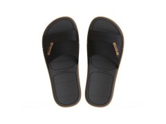 Unisex žabky spin m 11795 bi021 černá s&nbsp;hnědou - Rider 3