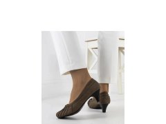 Lodičky na podpatku 90175 khaki - Solea 1