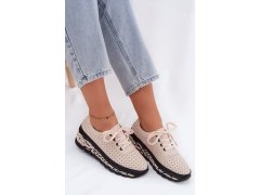 Dámské kožené polobotky gd-xw-1056 růžové - Goodin 5