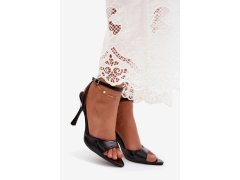 Dámské sandály na podpatku lola5322 229710 černé - Givana 1