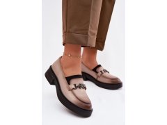 Mokasíny 39985 béžové - step in style 2