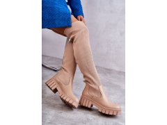Kozačky s žebrovanou strukturou model 173613 step in style 2