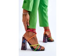 Sandály na podpatku model 193942 step in style 2