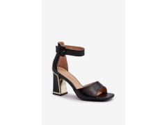 Sandály na podpatku model 197088 step in style 1