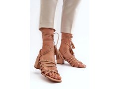 Sandály na podpatku model 197582 step in style 2