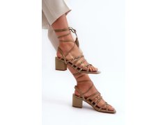Sandály na podpatku model 197585 step in style 2