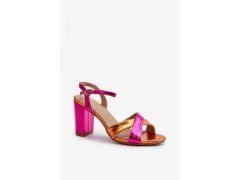 Sandály na podpatku model 198680 step in style 1