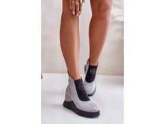 Boty na klínovém podpatku model 201547 step in style 2
