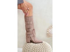 Kozačky na podpatku model 203505 step in style 2