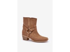 Dámské boty na podpatku na zip model 203875 step in style 1