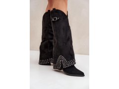 Kozačky na podpatku model 204658 step in style 2