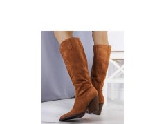 Kozačky na podpatku model 204847 Solea 2