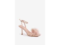 Sandály na podpatku model 209925 step in style 1