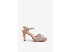 Sandály na podpatku model 209927 step in style 1