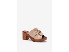 Klapky na podpatku model 209935 step in style 1