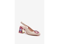 Sandály na podpatku model 210693 step in style 1